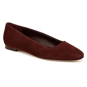 Vince Brodi-B Oxblood Suede Flats